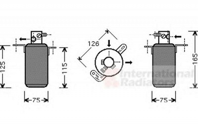 VAN WEZEL 3000d373 -  Осушитель, кондиционер